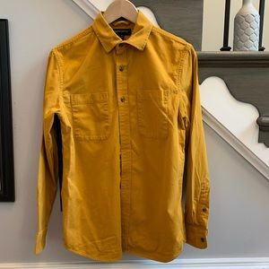 Banana Republic Factory Men's Yellow Casual Shirt